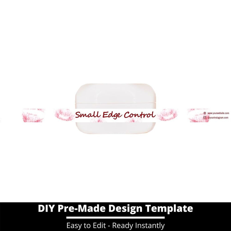 Small Edge Control Side Label Template 92