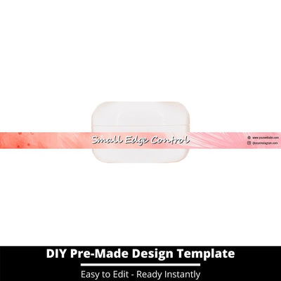 Small Edge Control Side Label Template 95