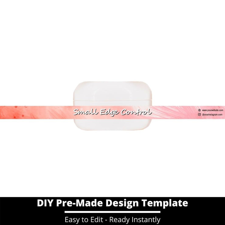 Small Edge Control Side Label Template 95