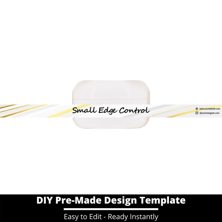 Small Edge Control Side Label Template 104