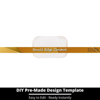 Small Edge Control Side Label Template 105