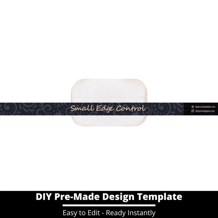 Small Edge Control Side Label Template 111