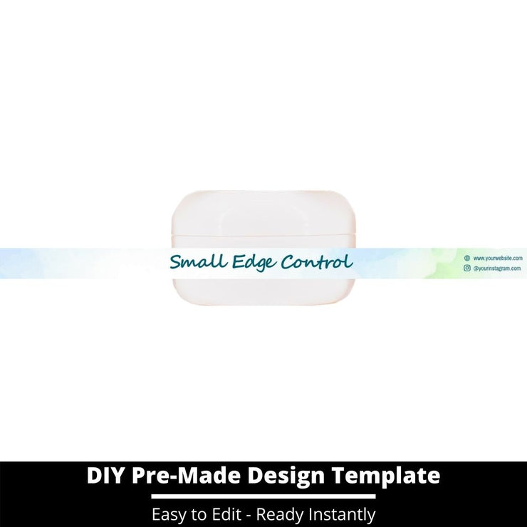 Small Edge Control Side Label Template 113