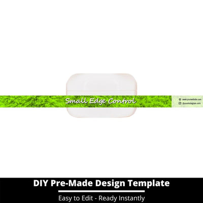 Small Edge Control Side Label Template 117