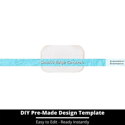 Small Edge Control Side Label Template 120