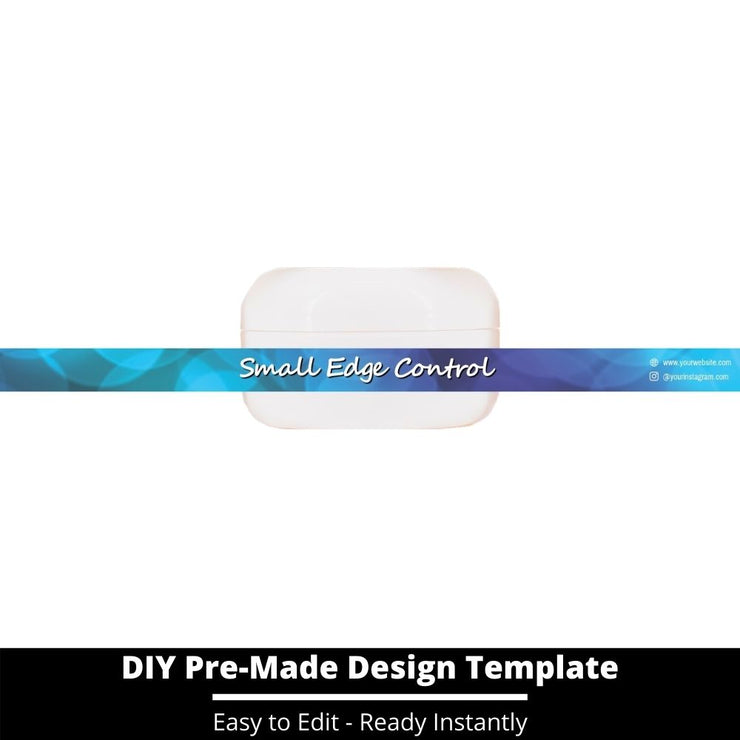 Small Edge Control Side Label Template 121