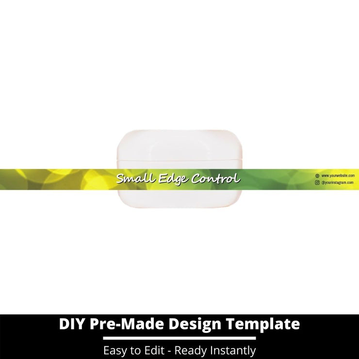 Small Edge Control Side Label Template 122