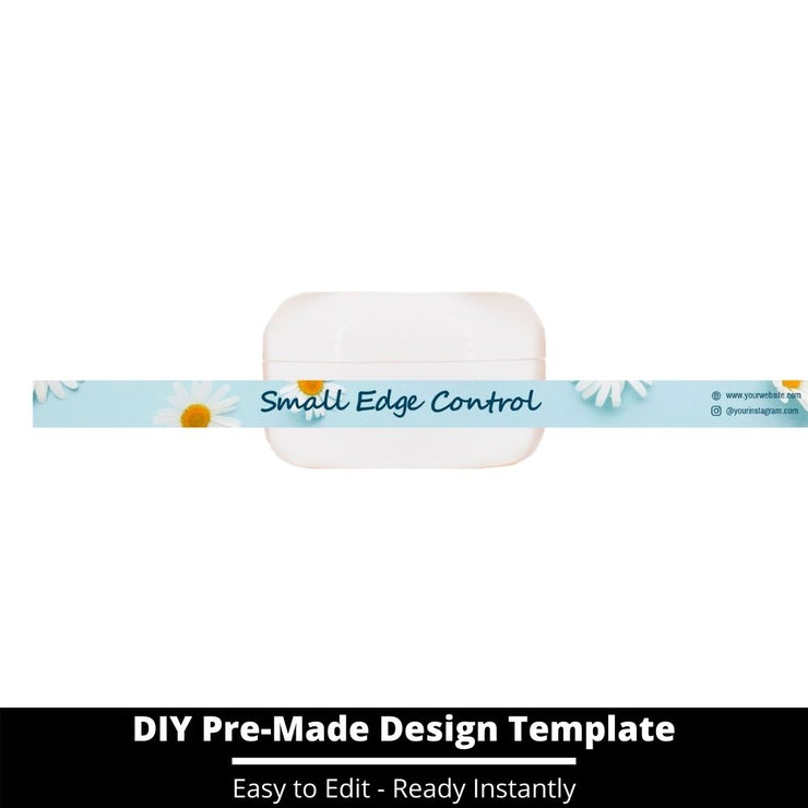 Small Edge Control Side Label Template 125