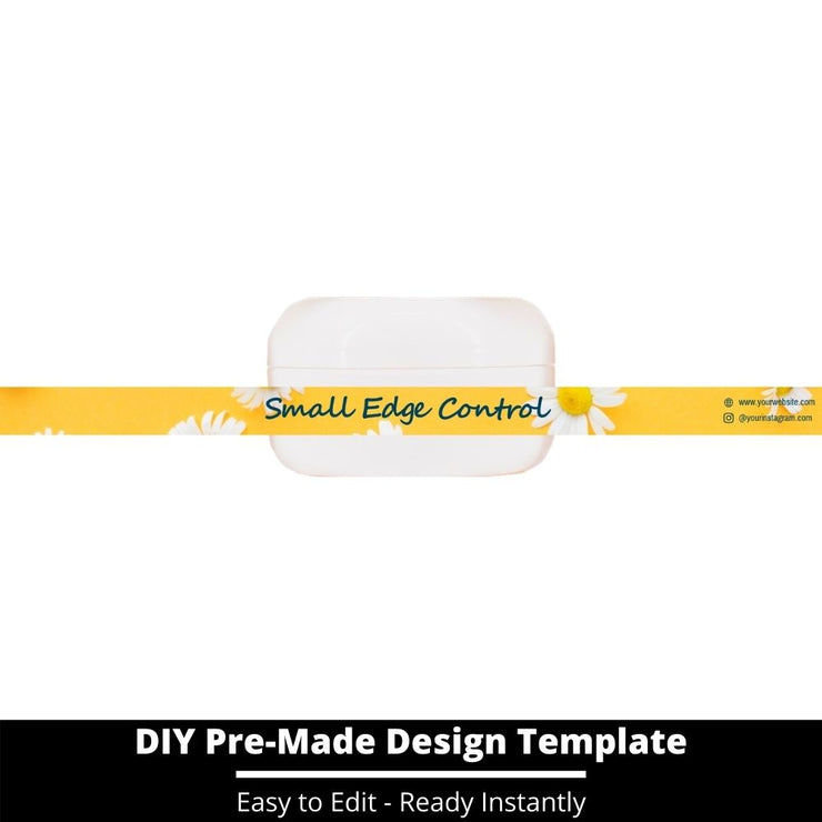 Small Edge Control Side Label Template 127