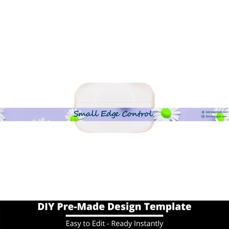 Small Edge Control Side Label Template 126