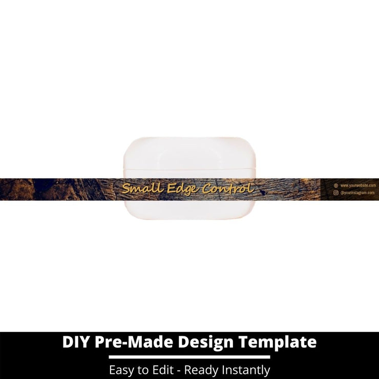 Small Edge Control Side Label Template 128