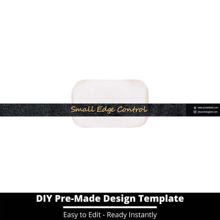 Small Edge Control Side Label Template 131