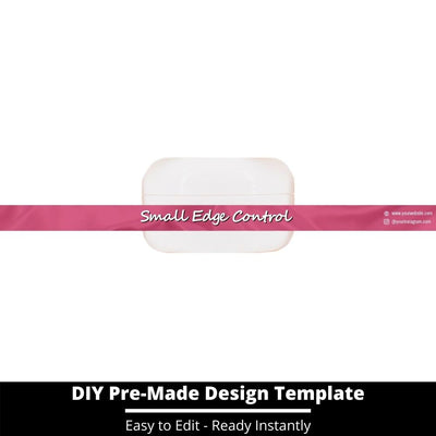 Small Edge Control Side Label Template 135