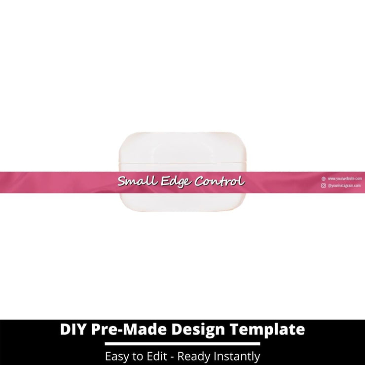 Small Edge Control Side Label Template 135