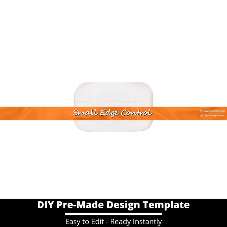 Small Edge Control Side Label Template 136