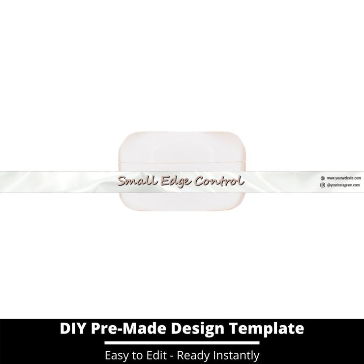 Small Edge Control Side Label Template 138