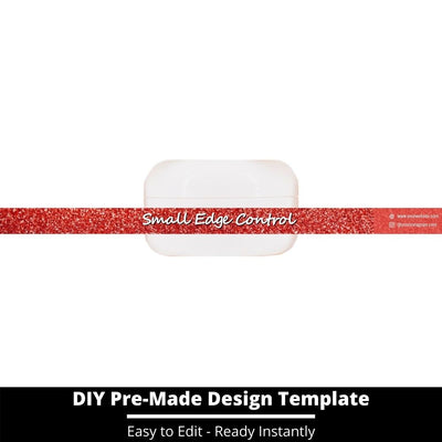 Small Edge Control Side Label Template 141