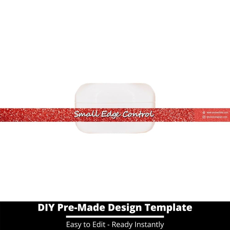 Small Edge Control Side Label Template 141
