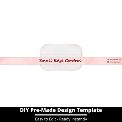 Small Edge Control Side Label Template 143