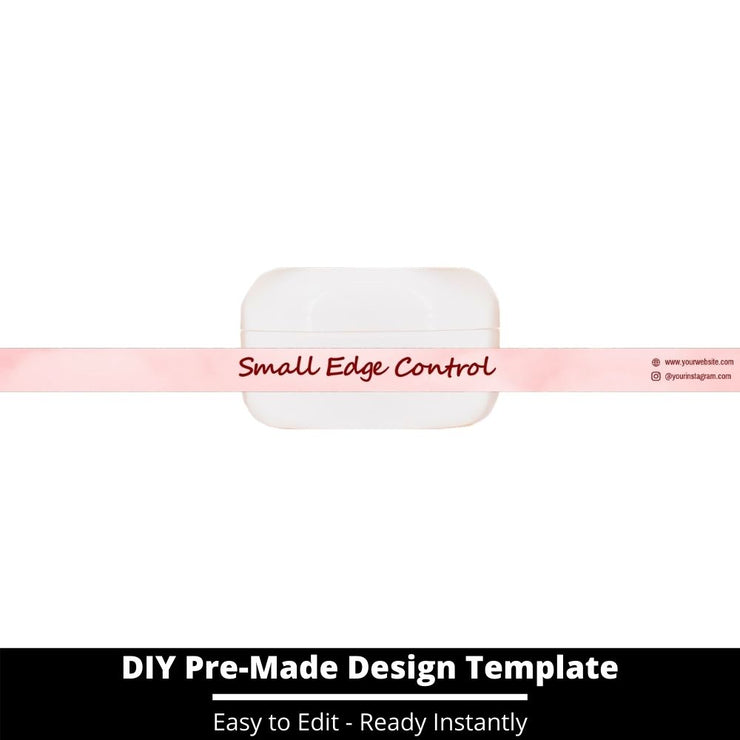 Small Edge Control Side Label Template 143