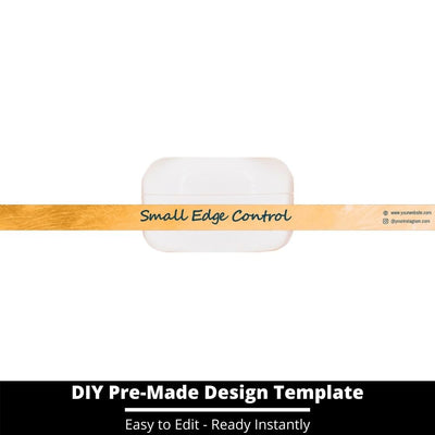 Small Edge Control Side Label Template 145