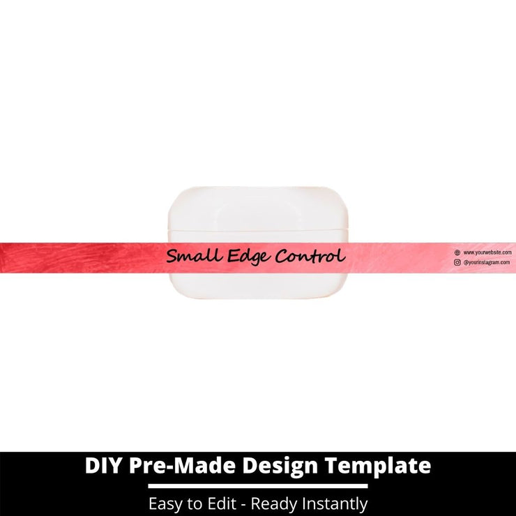 Small Edge Control Side Label Template 146