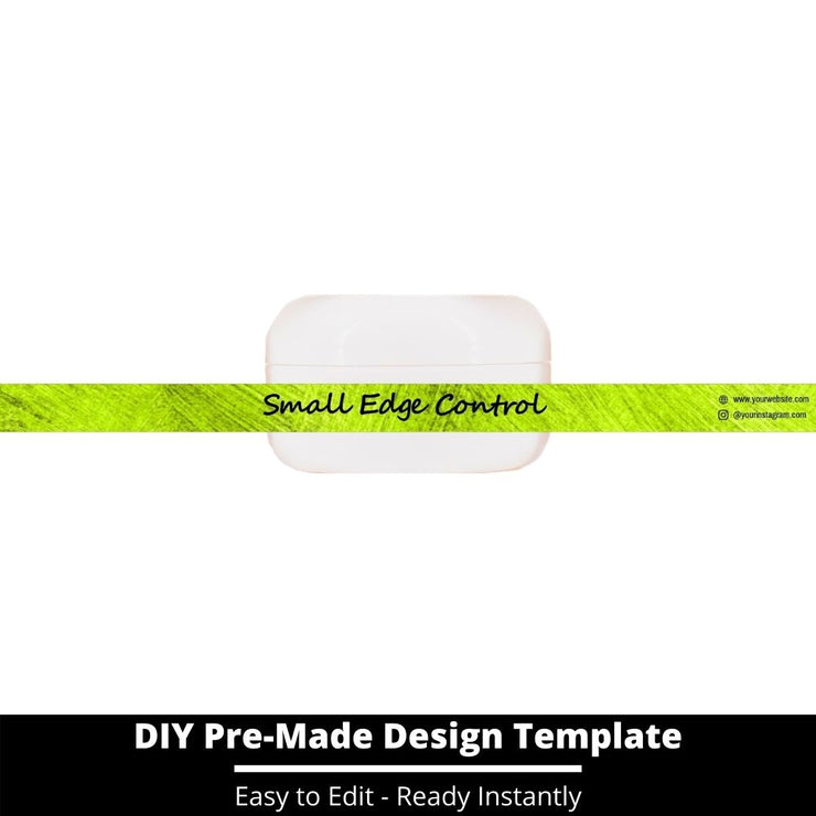 Small Edge Control Side Label Template 149