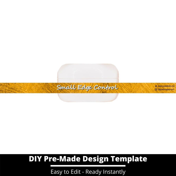Small Edge Control Side Label Template 150