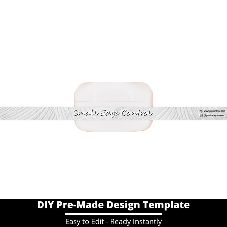 Small Edge Control Side Label Template 153