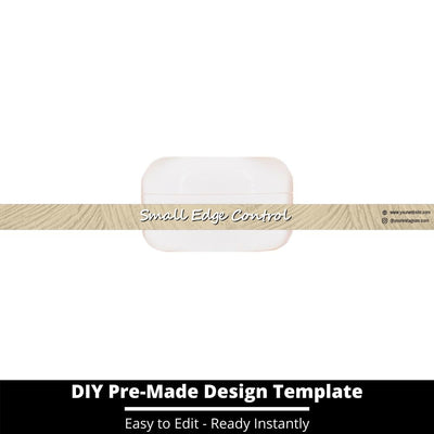 Small Edge Control Side Label Template 154