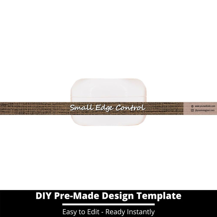 Small Edge Control Side Label Template 155
