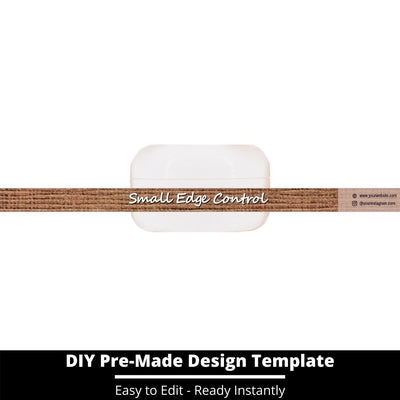 Small Edge Control Side Label Template 156