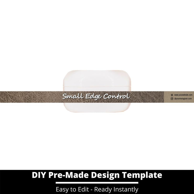 Small Edge Control Side Label Template 158