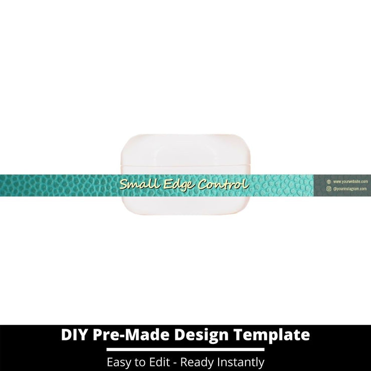 Small Edge Control Side Label Template 163