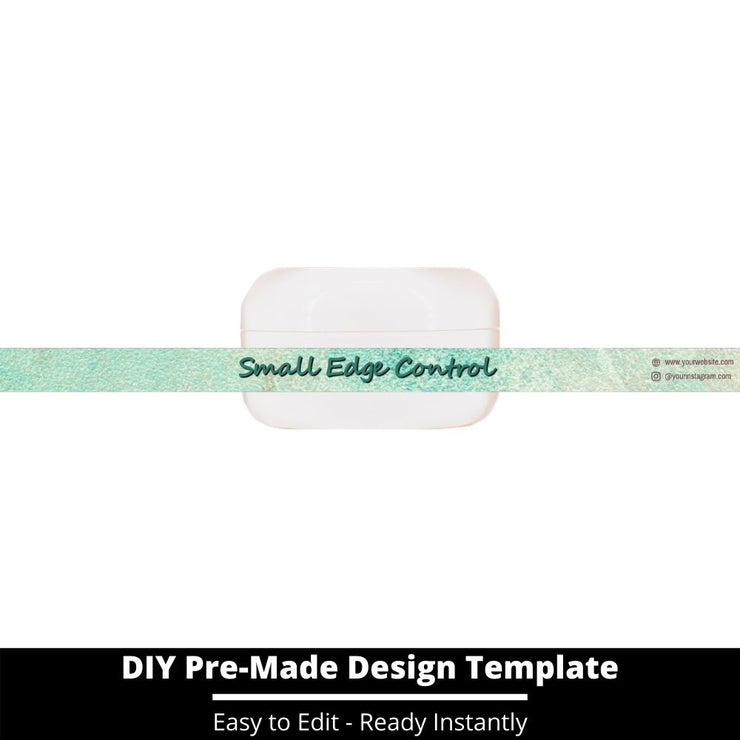 Small Edge Control Side Label Template 166