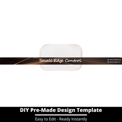Small Edge Control Side Label Template 172