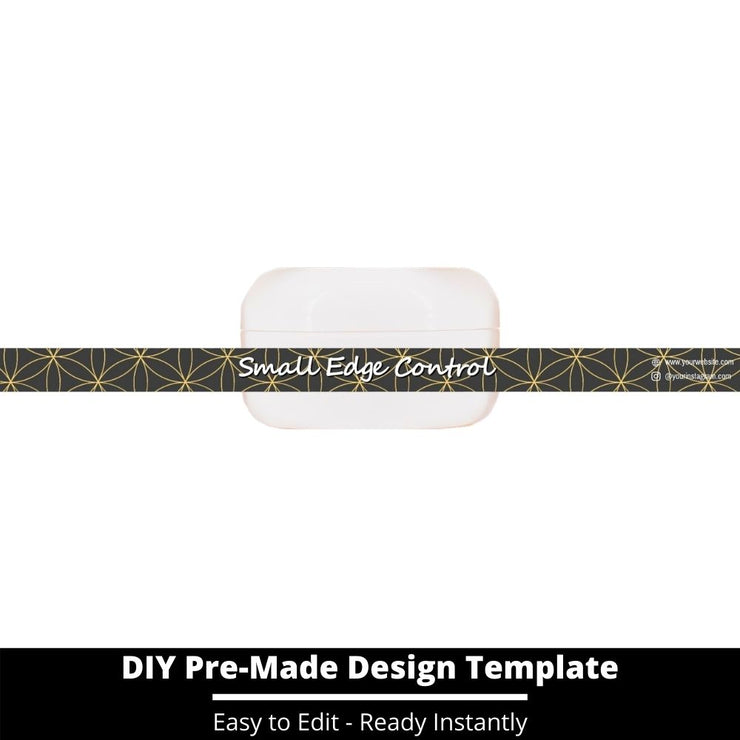 Small Edge Control Side Label Template 175