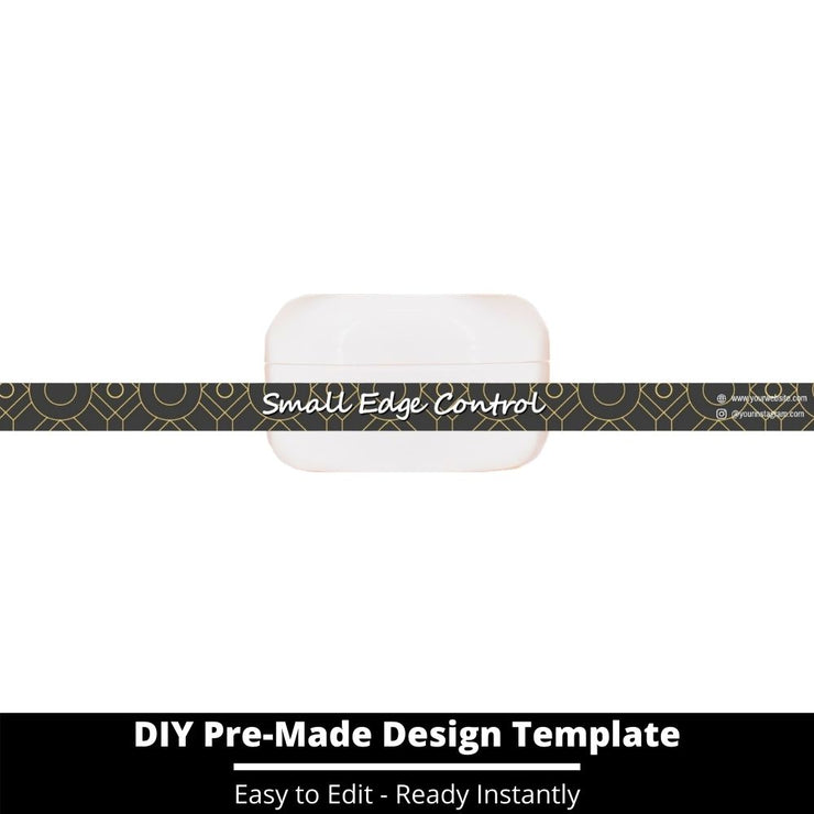 Small Edge Control Side Label Template 177