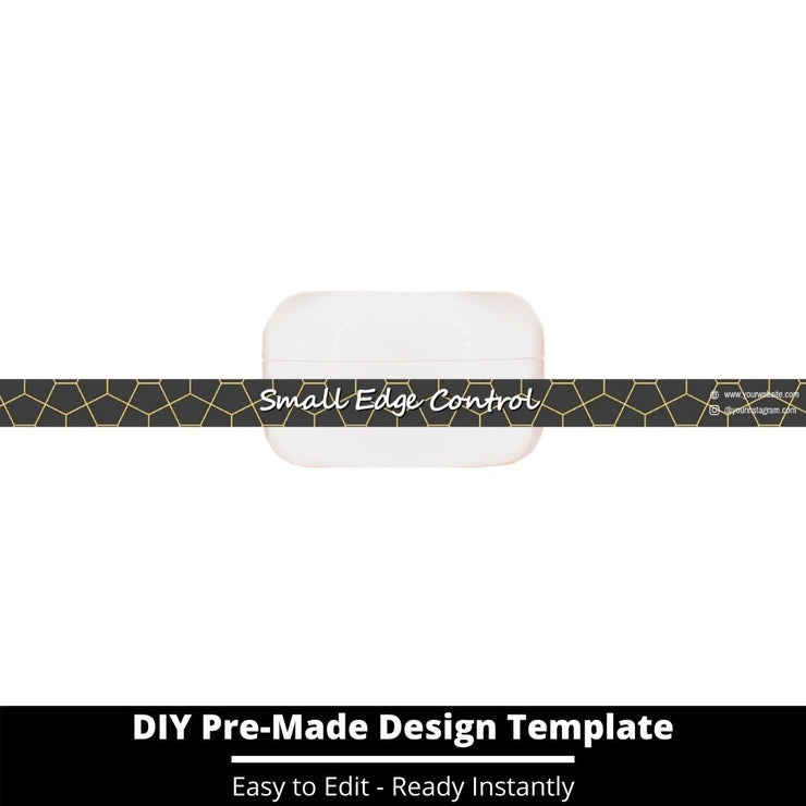 Small Edge Control Side Label Template 178