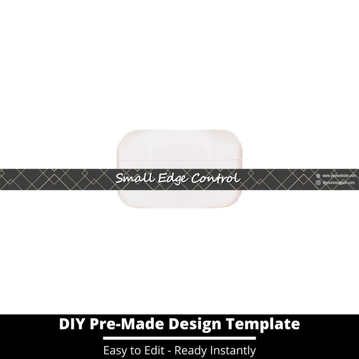 Small Edge Control Side Label Template 180