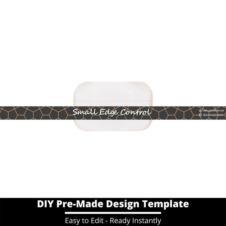 Small Edge Control Side Label Template 183