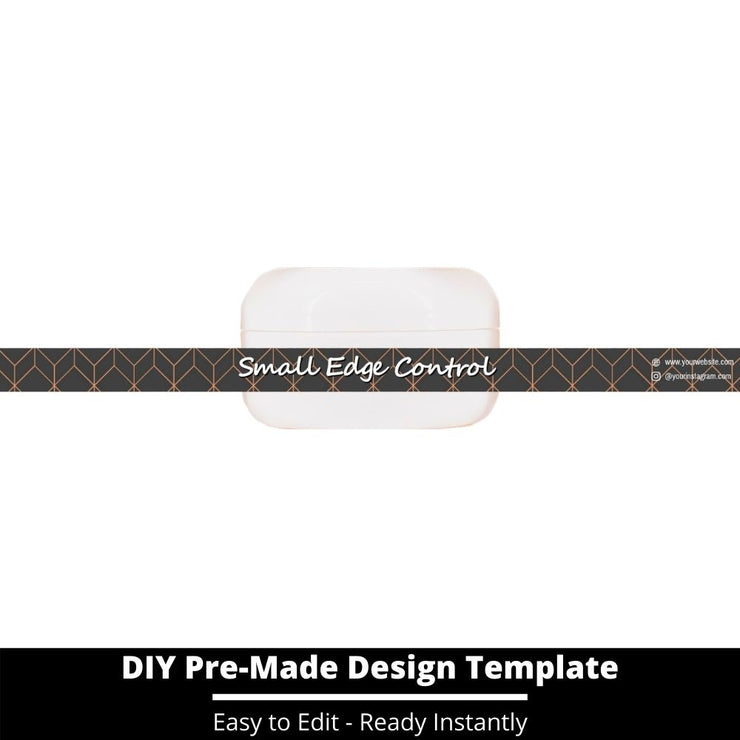 Small Edge Control Side Label Template 184