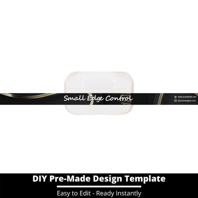 Small Edge Control Side Label Template 186