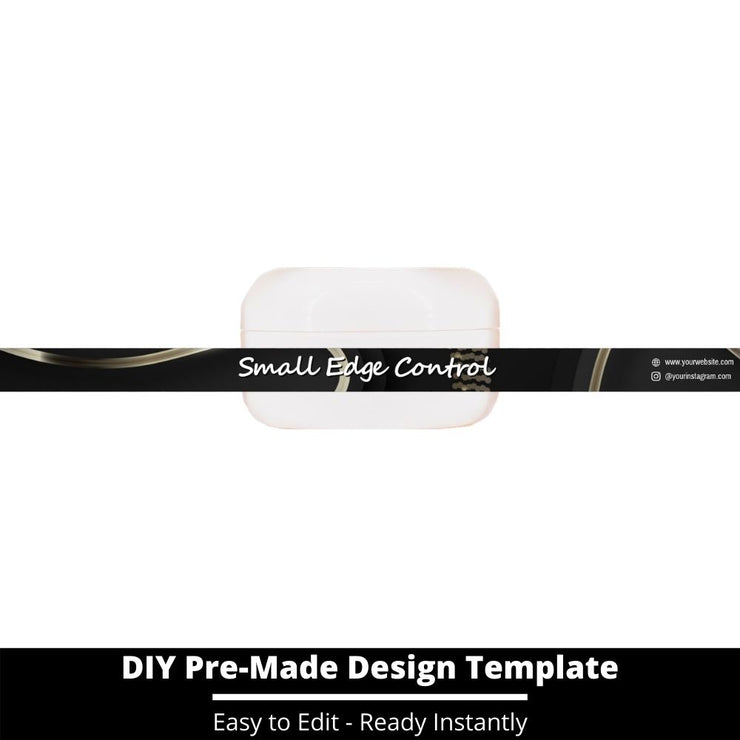 Small Edge Control Side Label Template 186