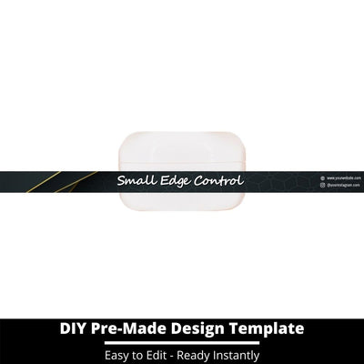 Small Edge Control Side Label Template 188