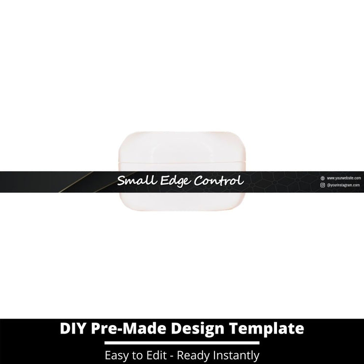 Small Edge Control Side Label Template 189