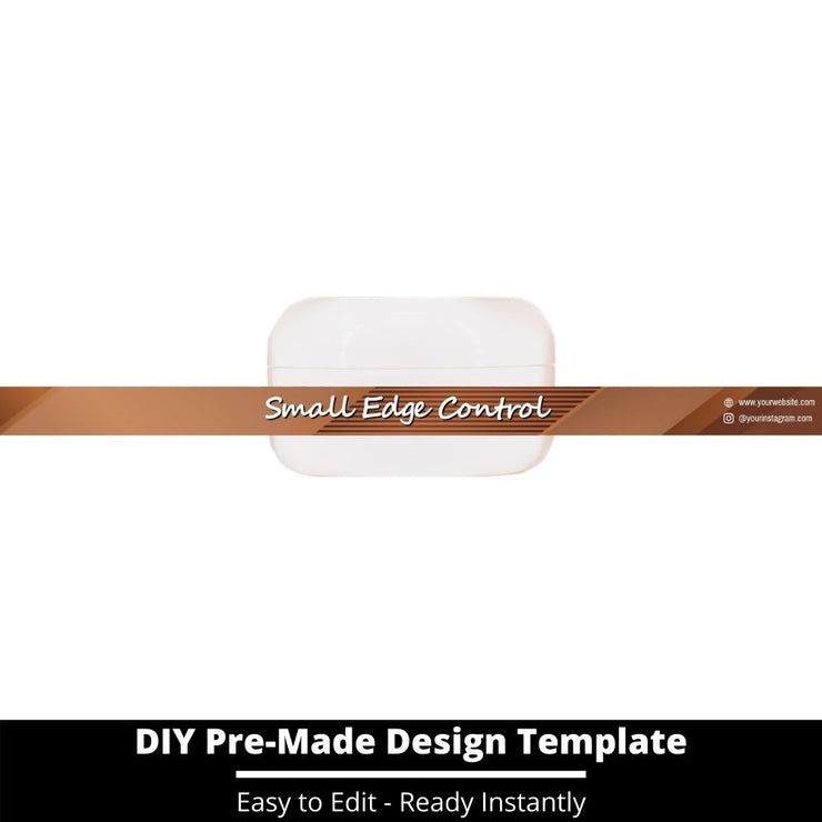 Small Edge Control Side Label Template 196