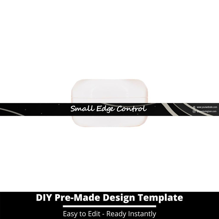 Small Edge Control Side Label Template 201
