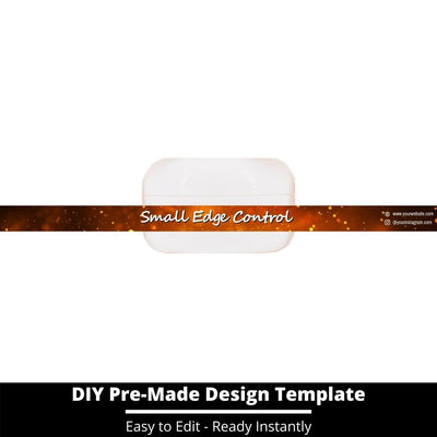 Small Edge Control Side Label Template 202