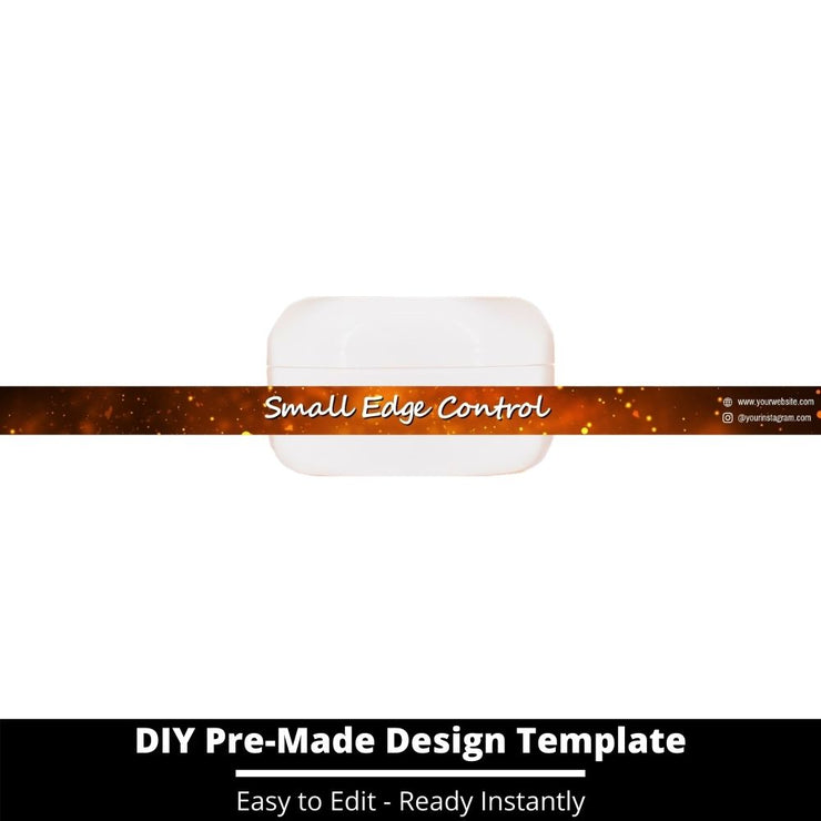 Small Edge Control Side Label Template 202